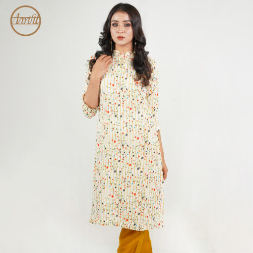 Regular Fit Multicolor 2pc Kurti (M2K03)