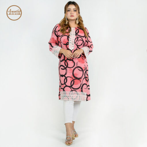 Regular Fit Multicolor 2pc Kurti (M2K09)