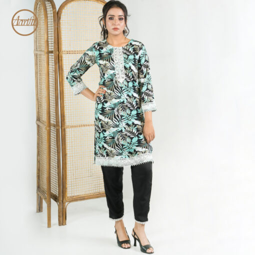 Regular Fit Multicolor 2pc Kurti (M2K11)