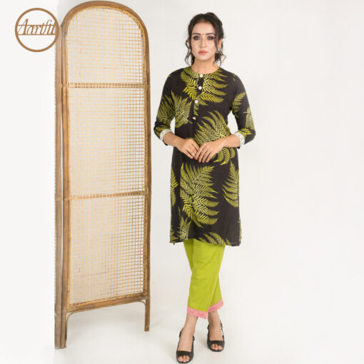 Regular Fit Multicolor 1pc Kurti (MK19)